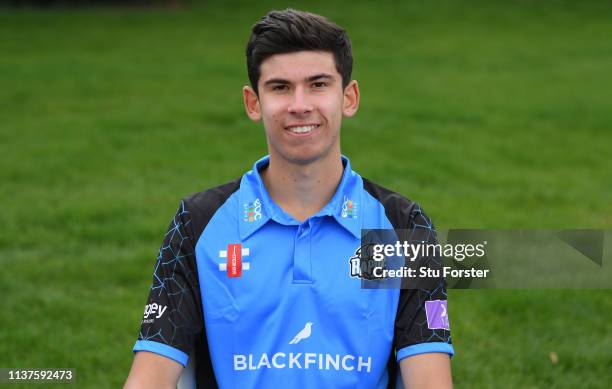 Pat Brown pictured during the Worcestershire County Cricket Photocall at New Road on March 22, 2019 in Worcester, England.