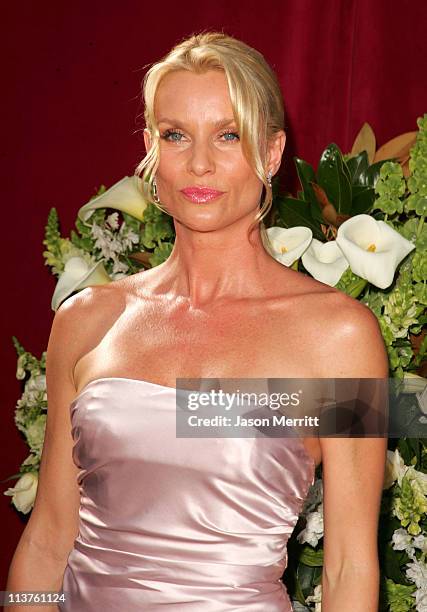 Nicollette Sheridan during 57th Annual Primetime Emmy Awards - Arrivals at The Shrine in Los Angeles, California, United States.