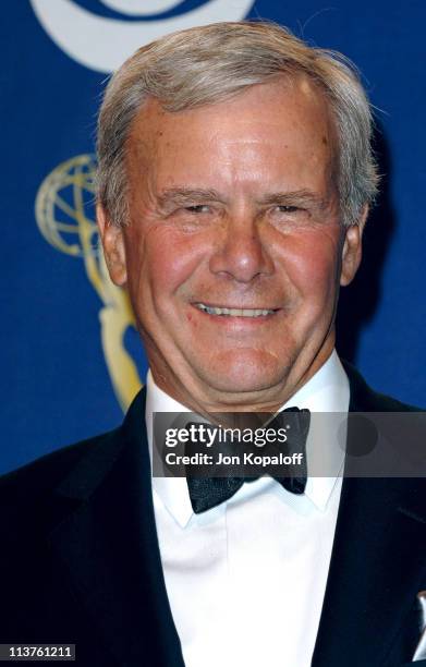 Tom Brokaw during 57th Annual Primetime Emmy Awards - Press Room at The Shrine in Los Angeles, California, United States.