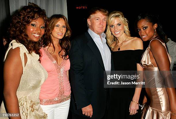 Toccara Jones, Melania Trump, Donald Trump, Shannon Stewart and Keenyah Hill **Exclusive**