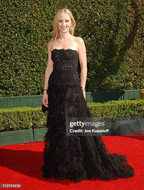 Anne Heche during 57th Annual Primetime Creative Arts EMMY Awards - Arrivals & Red Carpet at Shrine Auditorium in Los Angeles, California, United...