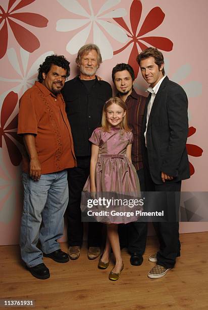 Luis Guzman, Kris Kristofferson, Dakota Fanning, Freddy Rodriguez and John Gatins, writer-director