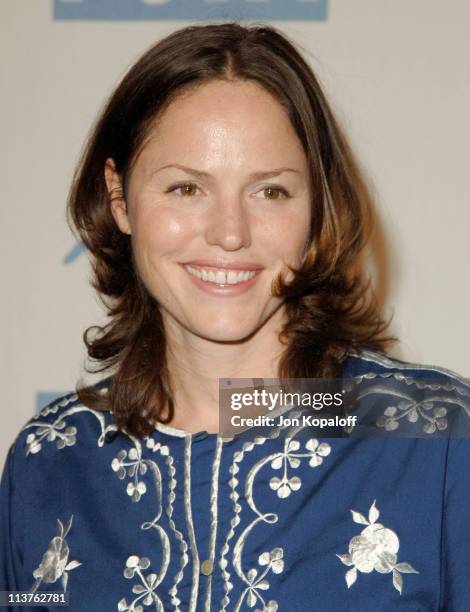 Jorja Fox during 25th Anniversary Gala for PETA and Humanitarian Awards - Arrivals at Paramount Pictures in Hollywood, California, United States.