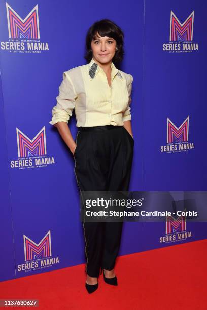 Emma De Caunes attends the Opening Ceremony of the 2nd Series Mania Festival In Lille on March 22, 2019 in Lille, France.