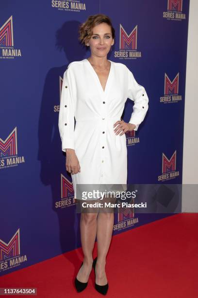 Claire Keim attends the 2nd Series Mania Festival opening ceremony on March 22, 2019 in Lille, France.