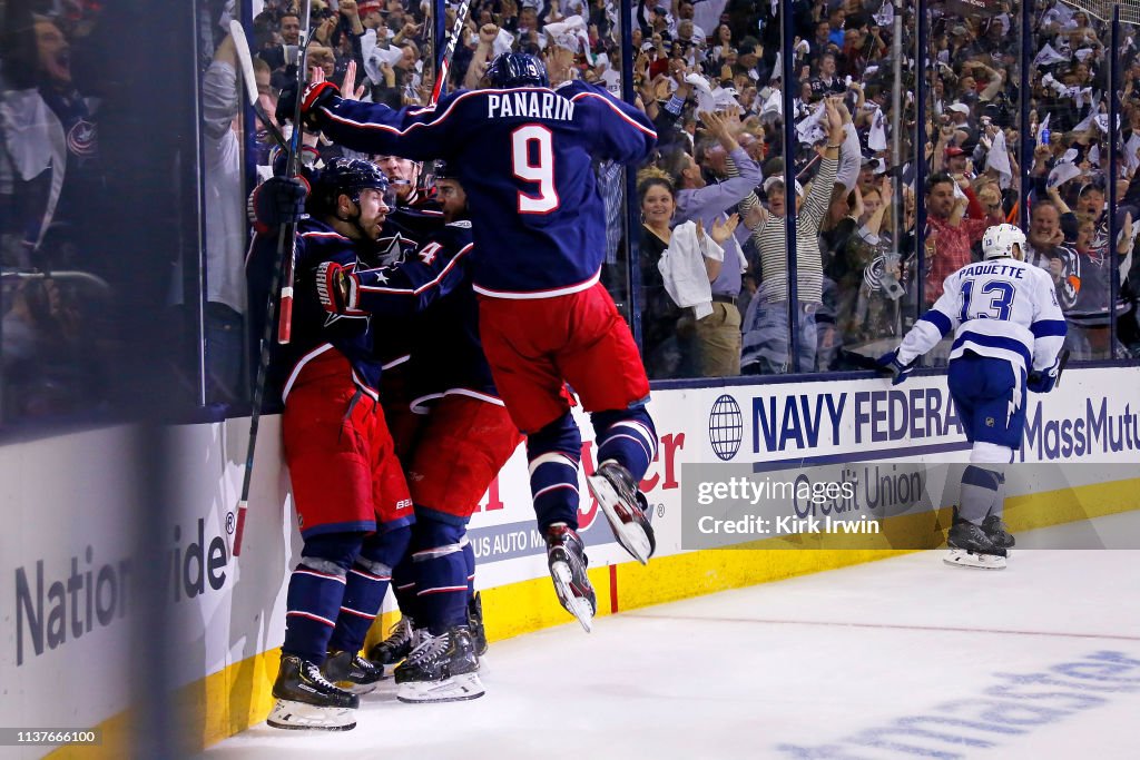 Tampa Bay Lightning v Columbus Blue Jackets - Game Four