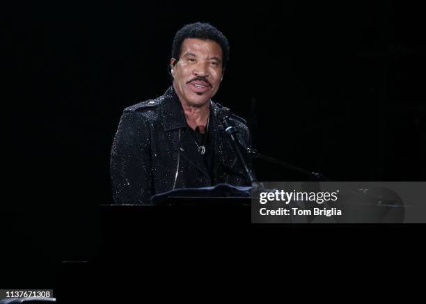 Lionel Richie performs in Hard Rock Live at the Etess Arena at Hard Rock Hotel & Casino on Friday March 22, 2019 in Atlantic City New Jersey.