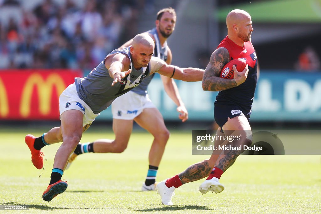 AFL Rd 1 - Melbourne v Port Adelaide