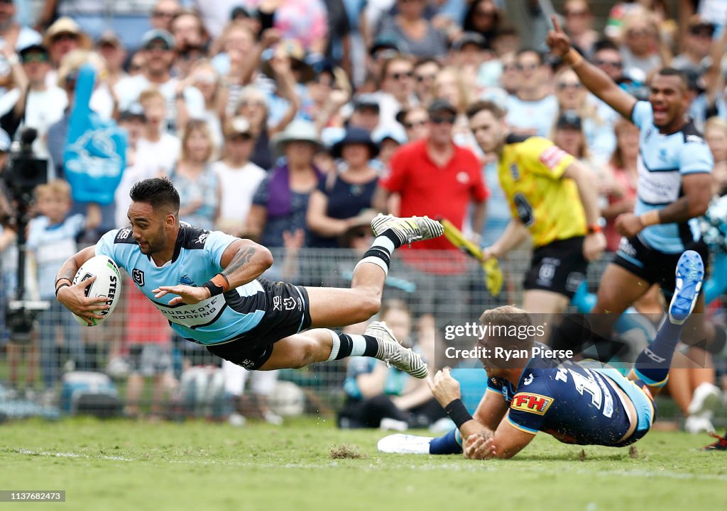 NRL Rd 2 - Sharks v Titans