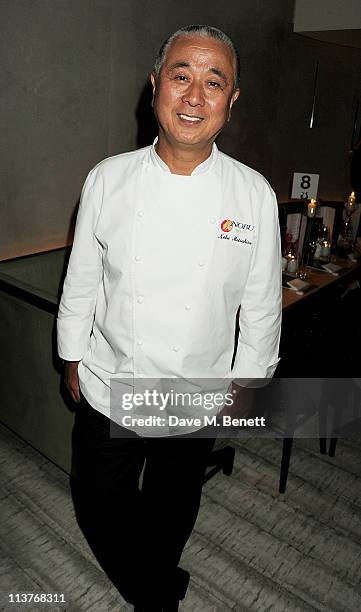 Chef Nobu Matsuhisa attends the second night of the Tomodachi Charity Dinners hosted by Chef Nobu Matsuhisa to benefit the Japan disaster appeal at...