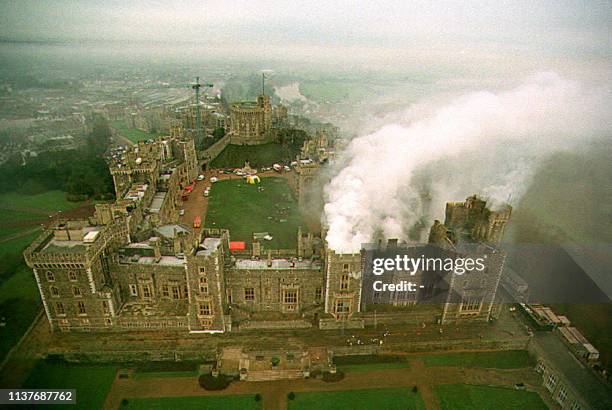 1992 Windsor Castle Fire Photos and Premium High Res Pictures Getty
