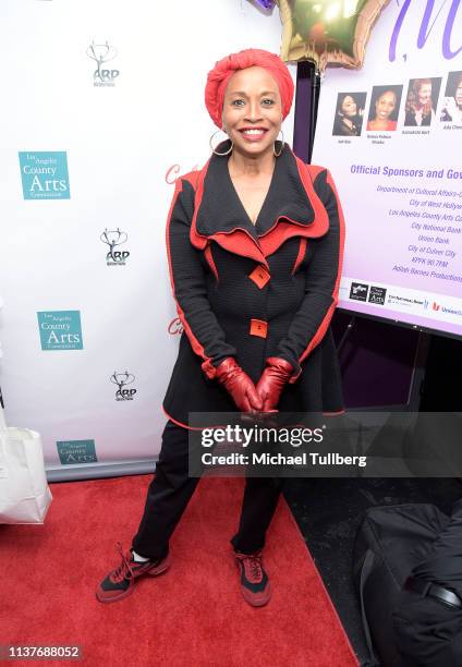 Jennifer Lewis attends the 26th annual Los Angeles Women's Theatre Festival champagne Gala and Awards at Theatre 68 on March 22, 2019 in North...