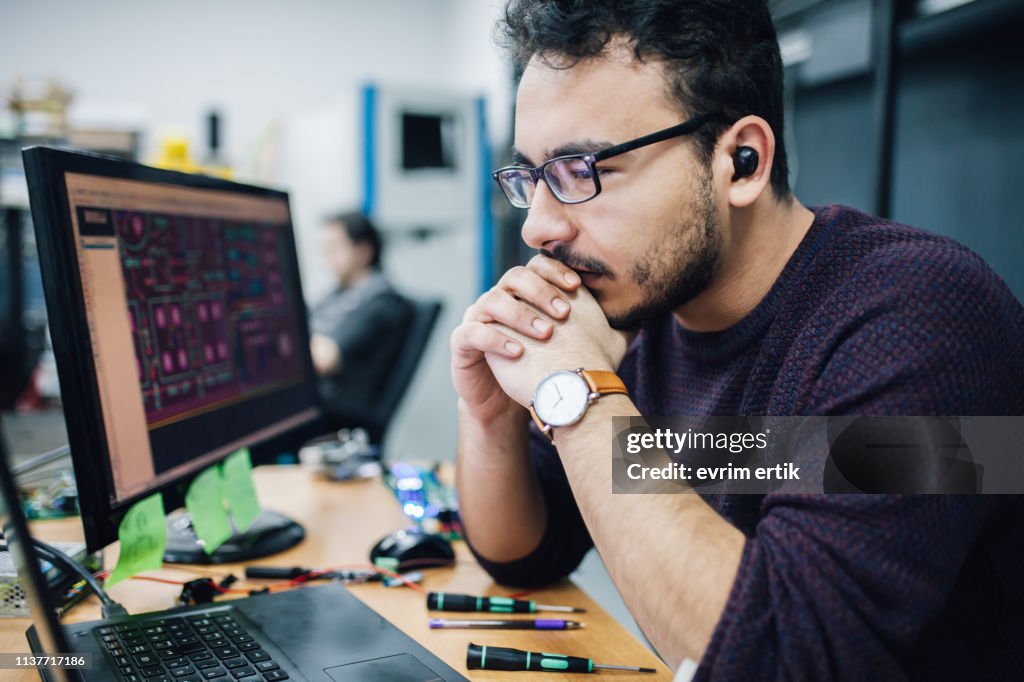 Worker Developer Young Developer Working High-Res Stock Photo - Getty Images
