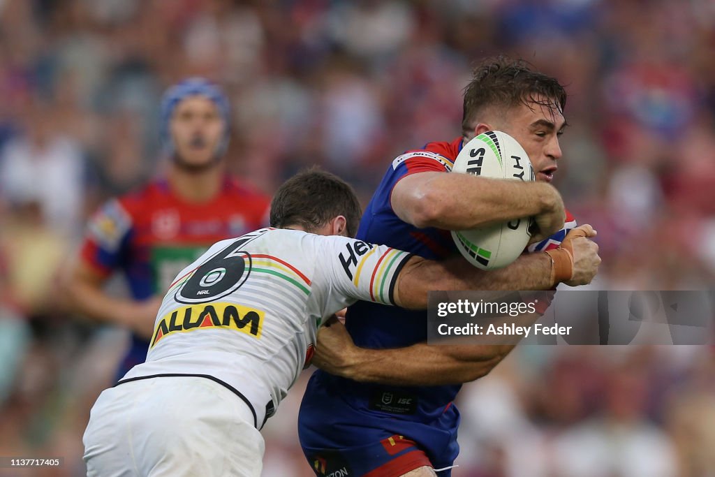 NRL Rd 2 - Knights v Panthers
