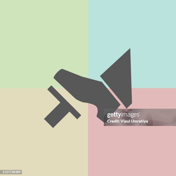 press break pedal warning vector hmi dashboard flat icon - gas pedal stock illustrations