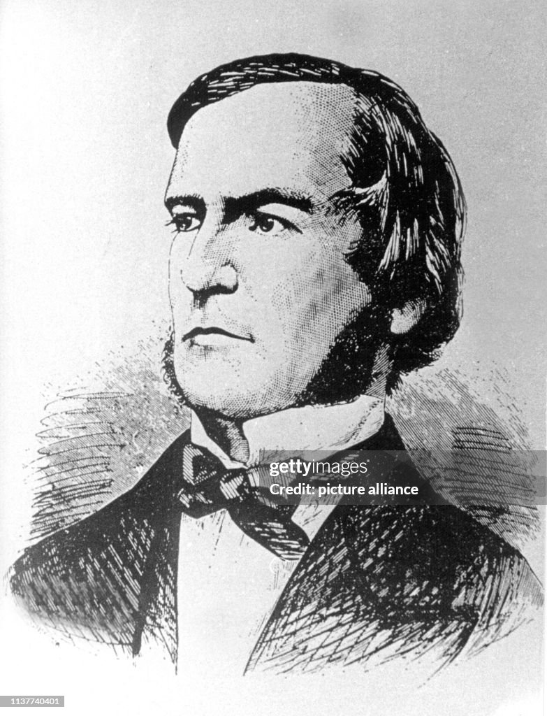 George Boolean Zeitgenössische Aufnahme des britischen Mathematikers, Logikers und ...
