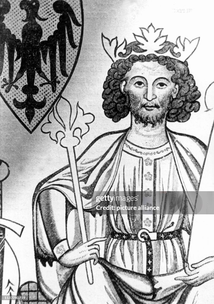 Der Römische Kaiser Heinrich VI. , Sohn Friedrich I. Barbarossa. Er