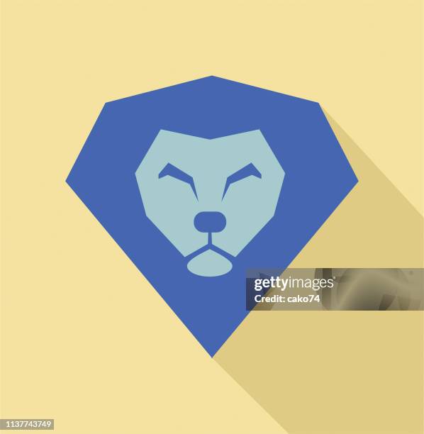 lion icon - lions pride stock illustrations