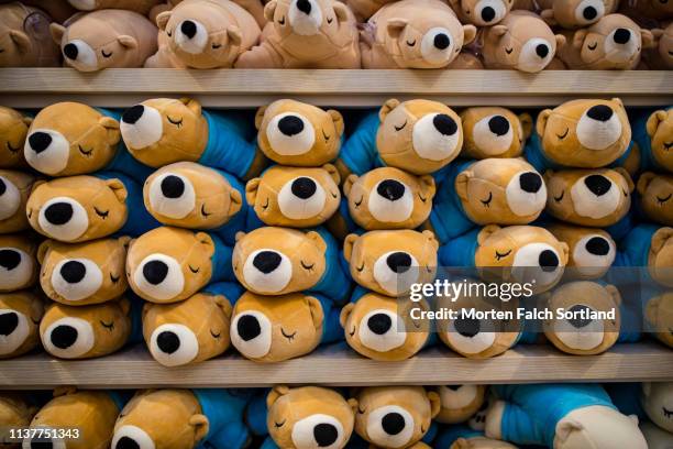 plush toys in mueang chiang mai, thailand - toy store stock pictures, royalty-free photos & images