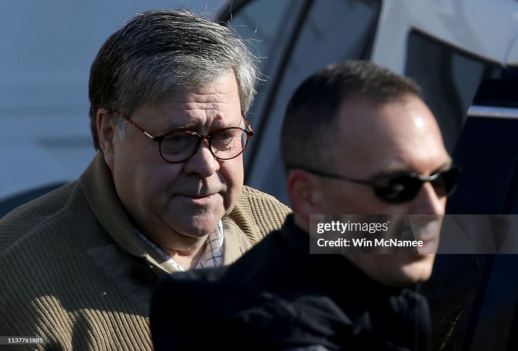 Attorney General William Barr Receives Special Counsel Mueller's Trump-Russia Probe Report