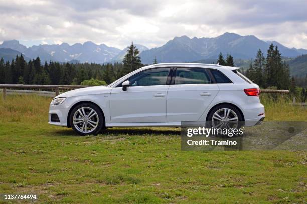 audi a3 vehicle - audi a3 stock pictures, royalty-free photos & images
