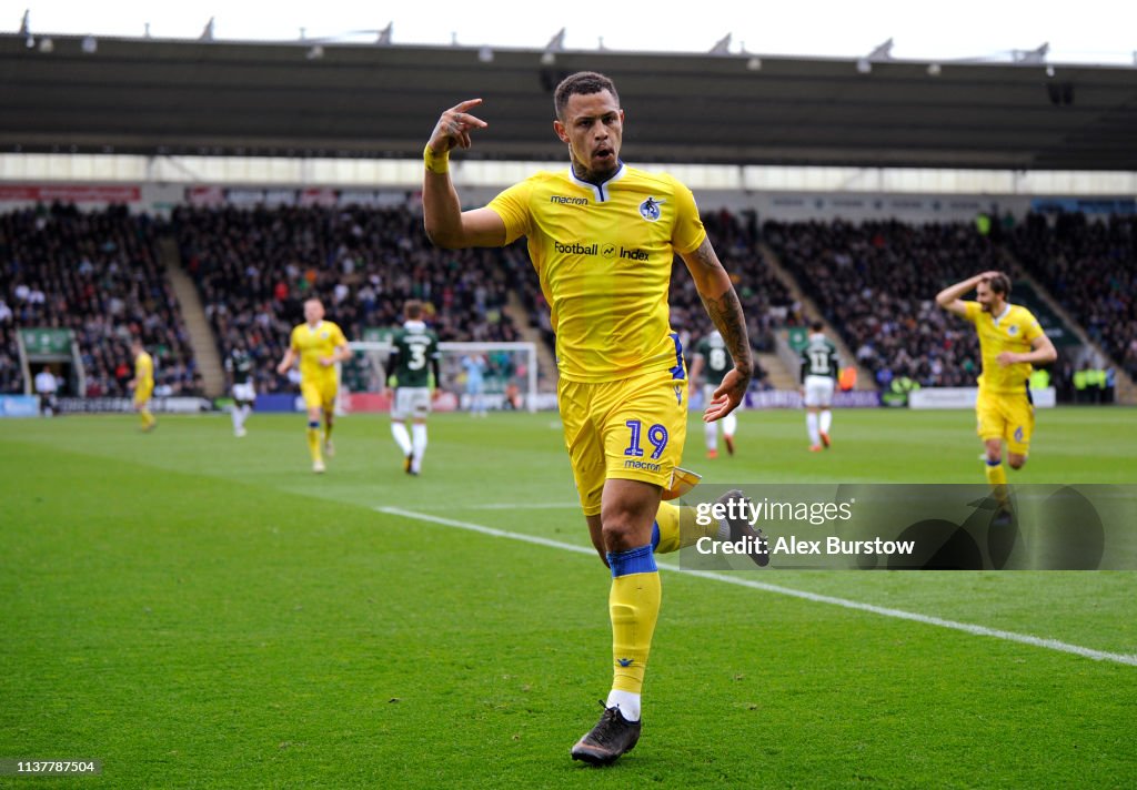 Plymouth Argyle v Bristol Rovers - Sky Bet League One