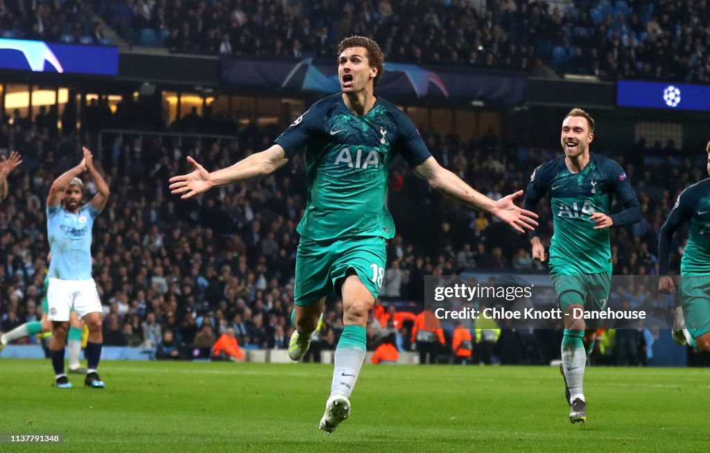 Manchester City v Tottenham Hotspur - UEFA Champions League Quarter Final second leg