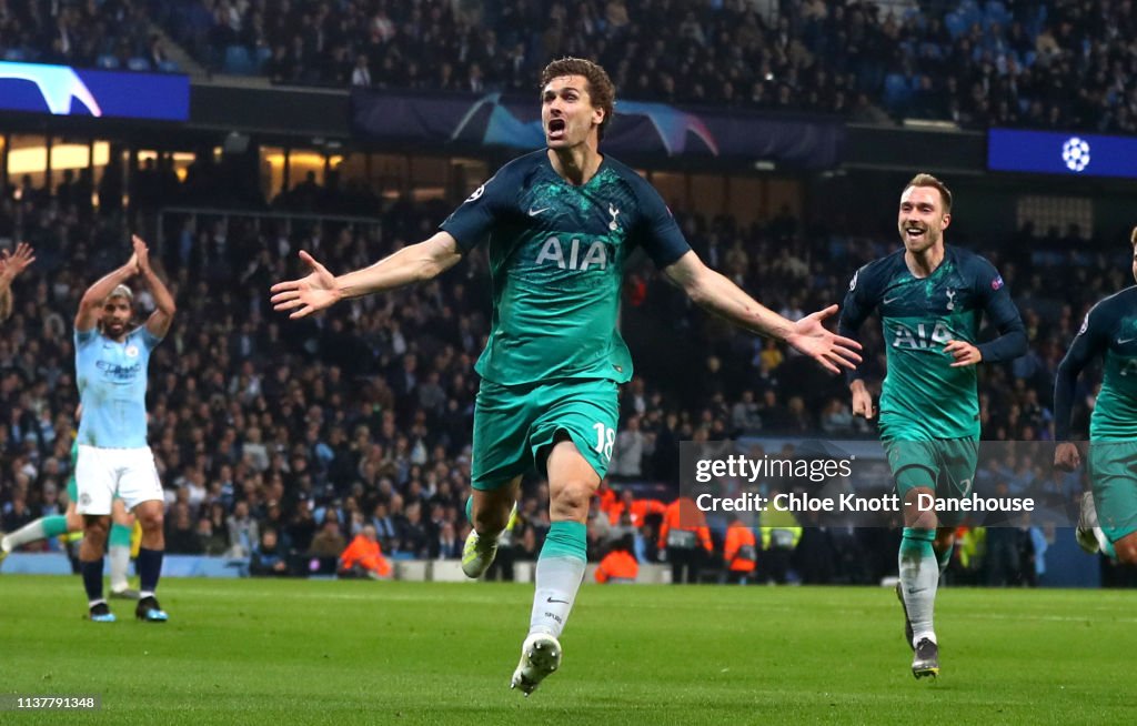 Manchester City v Tottenham Hotspur - UEFA Champions League Quarter Final second leg