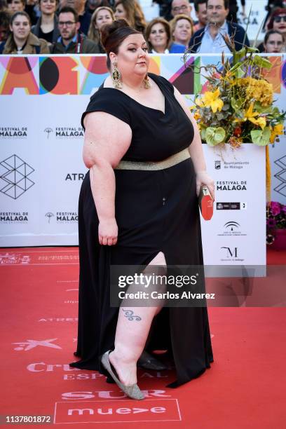 Actress Itziar Castro attends the Malaga Film Festival 2019 closing day gala at Cervantes Theater on March 23, 2019 in Malaga, Spain.