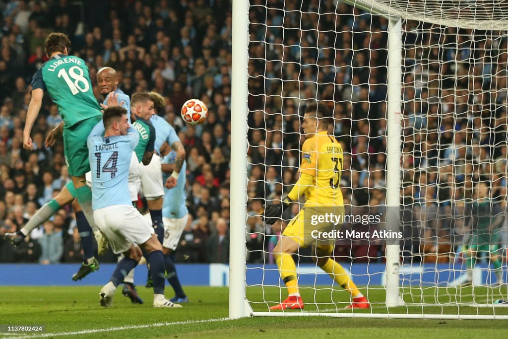 Manchester City v Tottenham Hotspur - UEFA Champions League Quarter Final: Second Leg