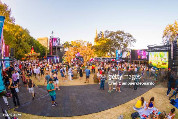 sydney festival - food truck festival stock pictures, royalty-free photos & images