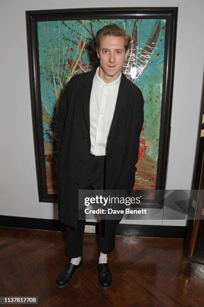 Arthur Darvill attends the press night after party for "Sweet Charity" at The h Club on April 17, 2019 in London, England.