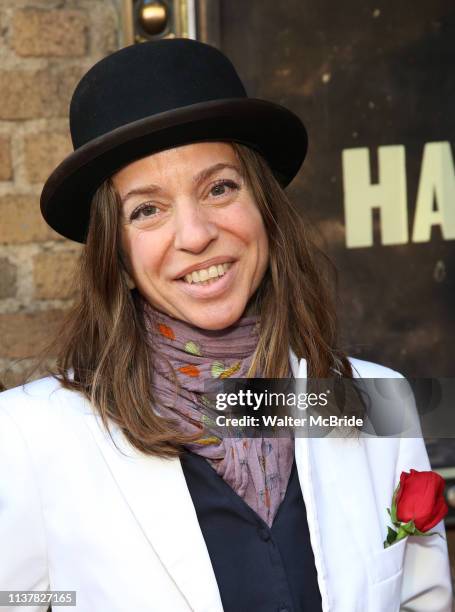 Ani DiFranco attends the Broadway Opening Night Performance of "Hadestown" at the Walter Kerr Theatre on April 17, 2019 in New York City.