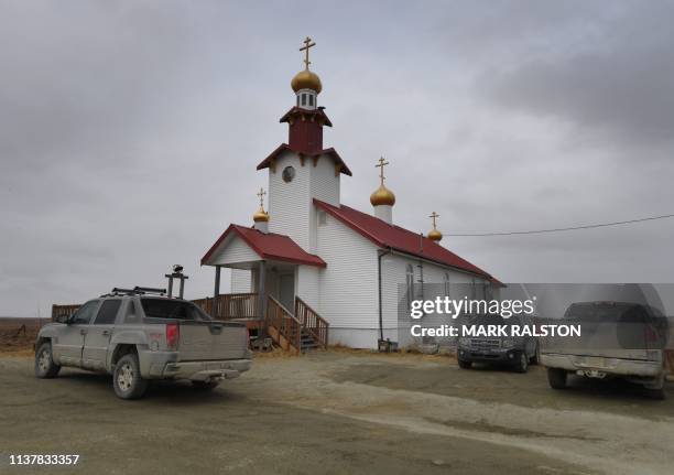 The Saint Sophia Orthodox Church where the Reverend Michael Trefon who is of Yupik Eskimo descent, is the rector and conducts Russian Orthodox church...