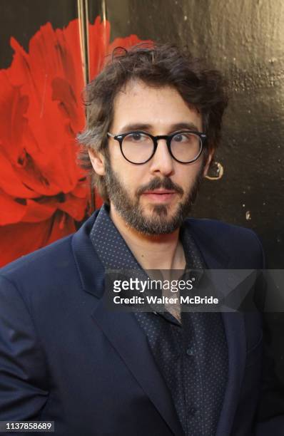 Josh Groban attends the Broadway Opening Night Performance of "Hadestown" at the Walter Kerr Theatre on April 17, 2019 in New York City.