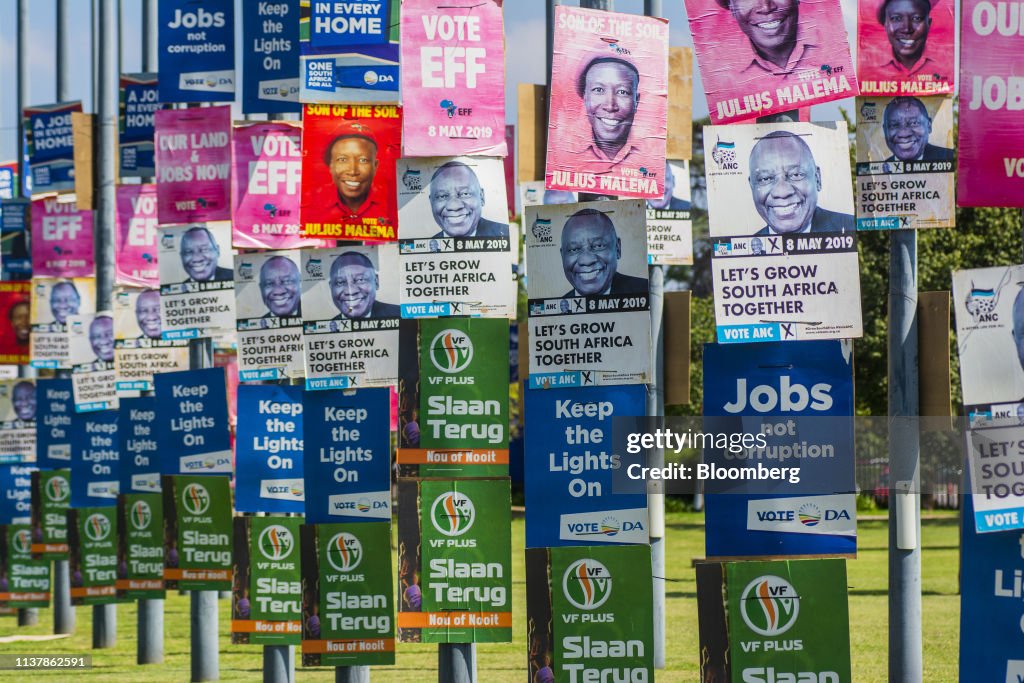 Campaign Posters Ahead Of The South African General Election