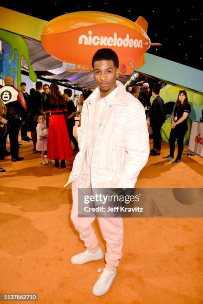 Brett Gray attends Nickelodeon's 2019 Kids' Choice Awards at Galen Center on March 23, 2019 in Los Angeles, California.