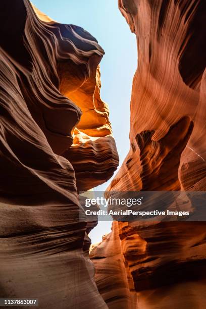 antelope canyon - crevice stock pictures, royalty-free photos & images