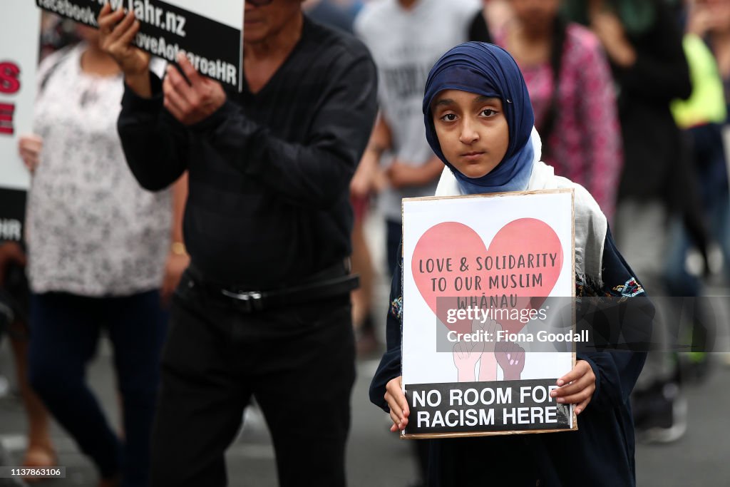 Anti-Racists Rally Against Racism And Islamaphobia