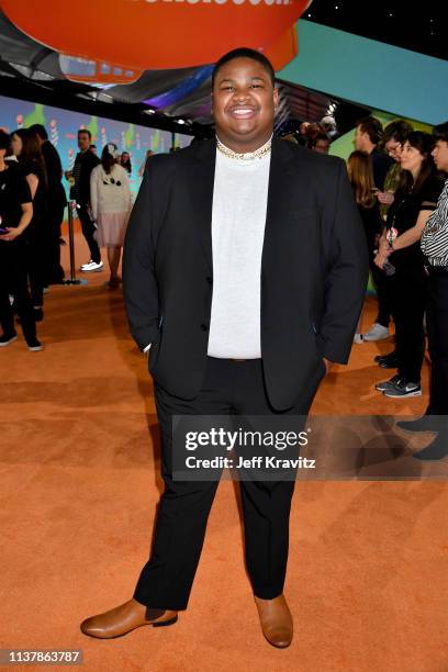 King Bo attends Nickelodeon's 2019 Kids' Choice Awards at Galen Center on March 23, 2019 in Los Angeles, California.