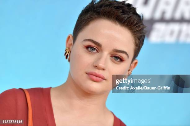 Joey King attends Nickelodeon's 2019 Kids' Choice Awards at Galen Center on March 23, 2019 in Los Angeles, California.