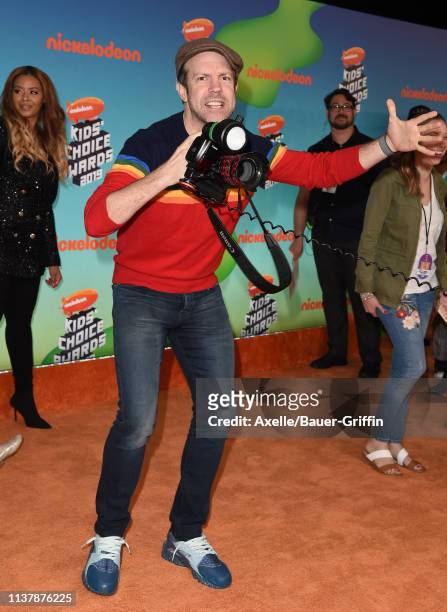 Jason Sudeikis attends Nickelodeon's 2019 Kids' Choice Awards at Galen Center on March 23, 2019 in Los Angeles, California.