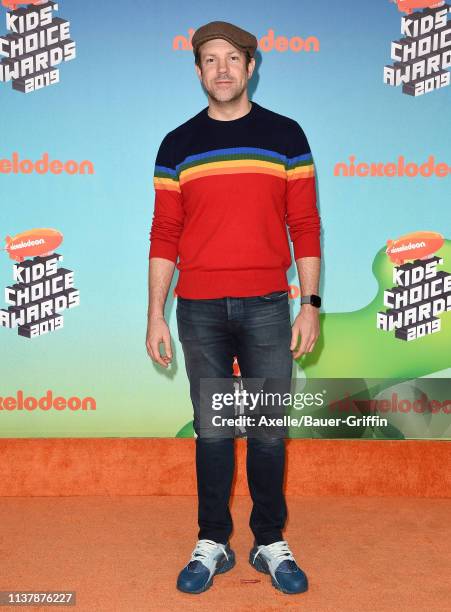 Jason Sudeikis attends Nickelodeon's 2019 Kids' Choice Awards at Galen Center on March 23, 2019 in Los Angeles, California.