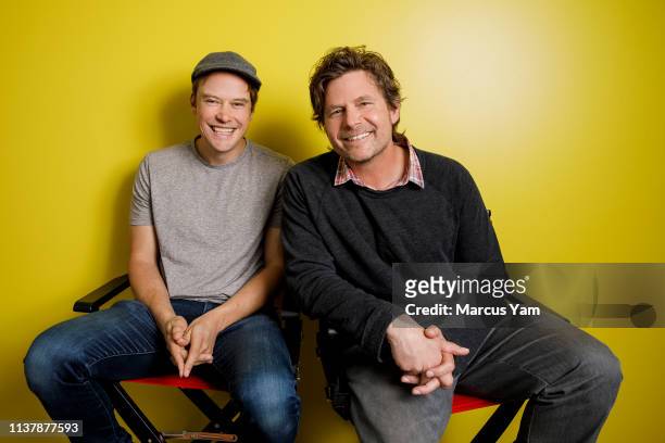 Actor Michael Dorman and showrunner Steven Conrad are photographed for Los Angeles Times on March 19, 2019 in Los Angeles, California. PUBLISHED...