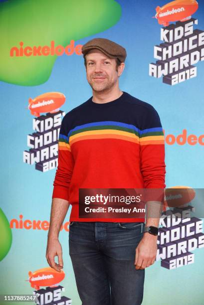 Jason Sudeikis attends Nickelodeon's 2019 Kids' Choice Awards at Galen Center on March 23, 2019 in Los Angeles, California.