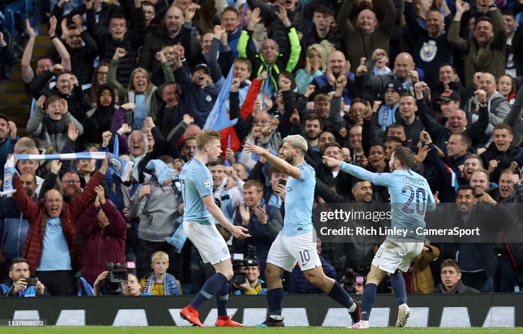 Manchester City v Tottenham Hotspur - UEFA Champions League Quarter Final: Second Leg