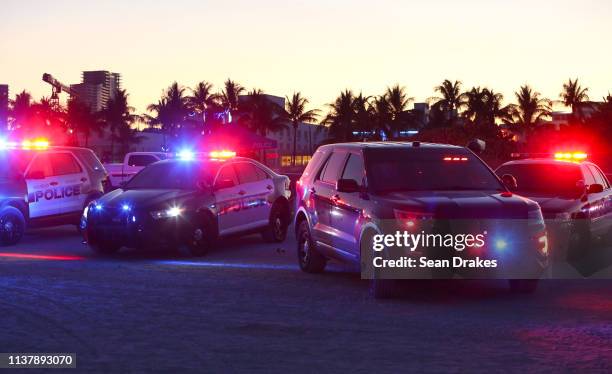 Miami Beach Police Department dispatched 301 officers to deter misconduct as thousands of college students and non-students attend Spring Break...