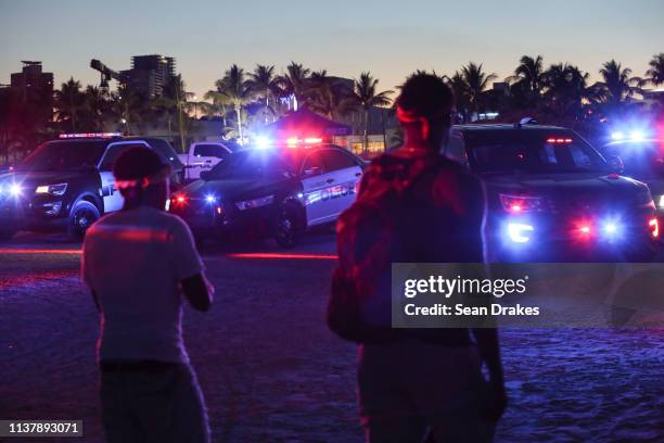 Miami Beach Police Department dispatched 301 officers to deter misconduct as thousands of college students and non-students attend Spring Break...