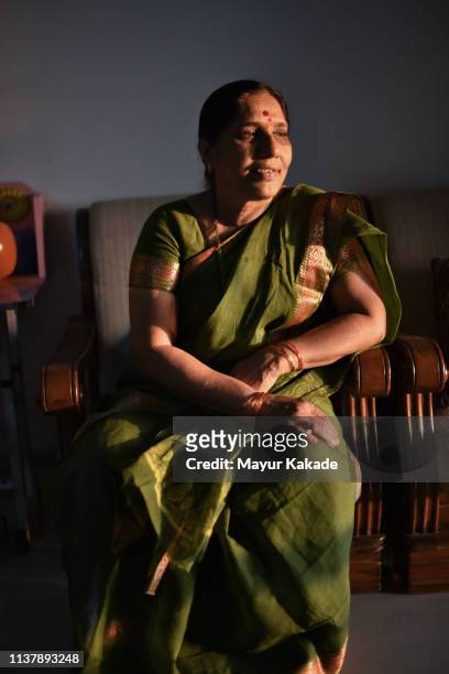 Portrait of a senior Indian woman