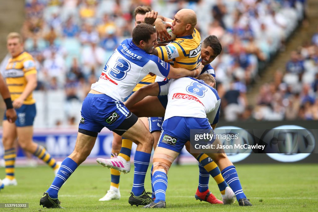 NRL Rd 2 - Bulldogs v Eels